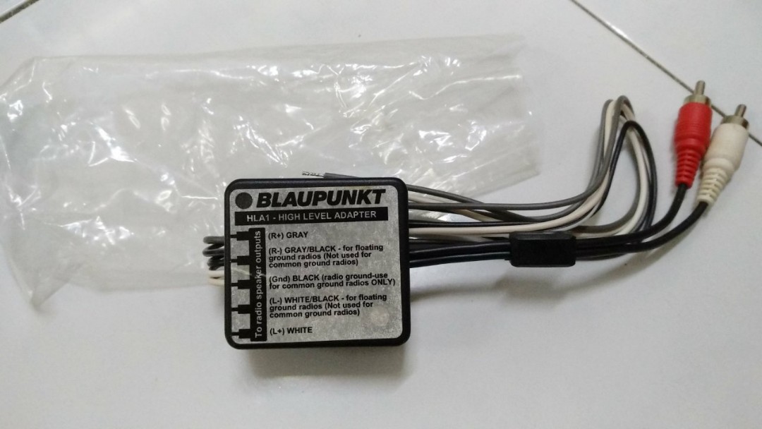 Blaupunkt Hi to Low Adapter, Auto Accessories on Carousell