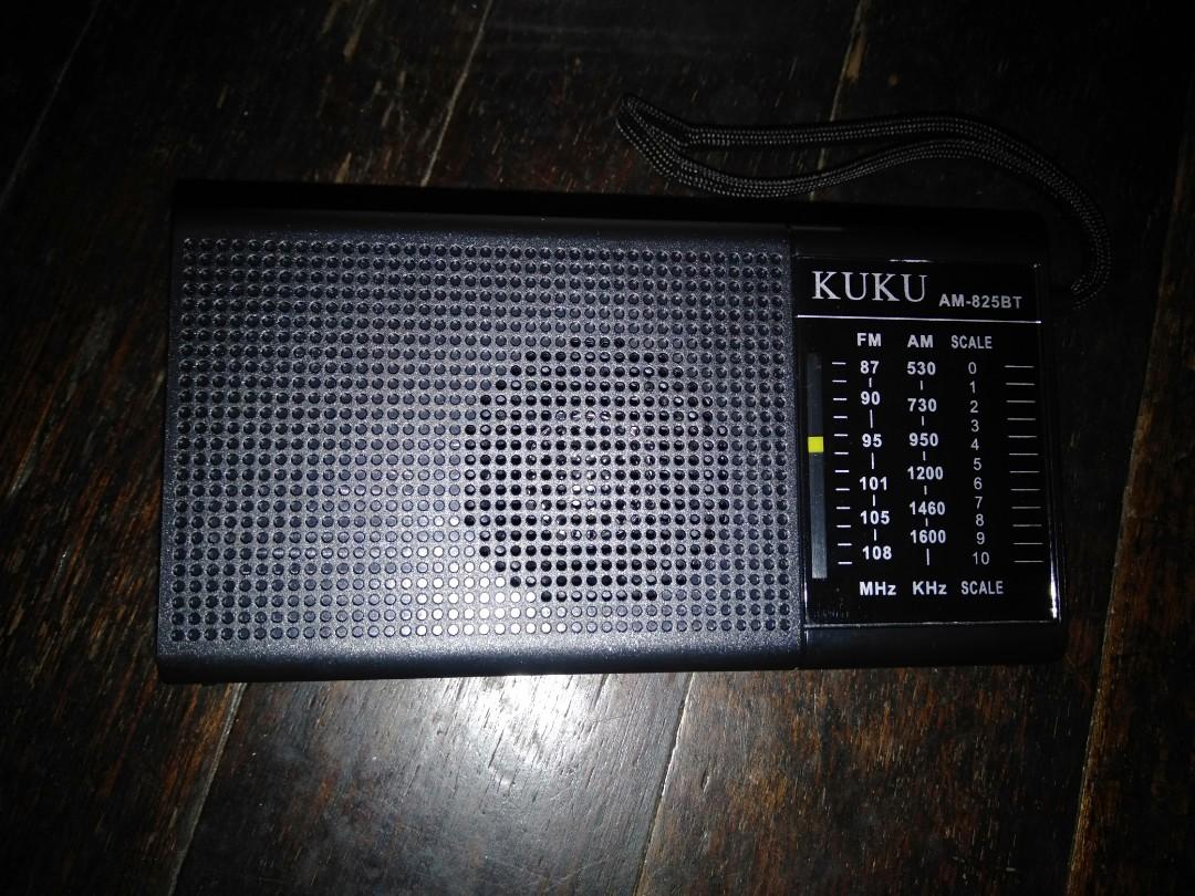 Bluetooth speaker with am/fm radio rechargeable (Category: Soundbars, Speakers & Amplifiers) located in Quezon City. Submitted by joselaquino (Listing ID 246294850, Image 1). Description: Brand new bluetooth speaker with am/fm radio and sd card slot, bl5c battery.