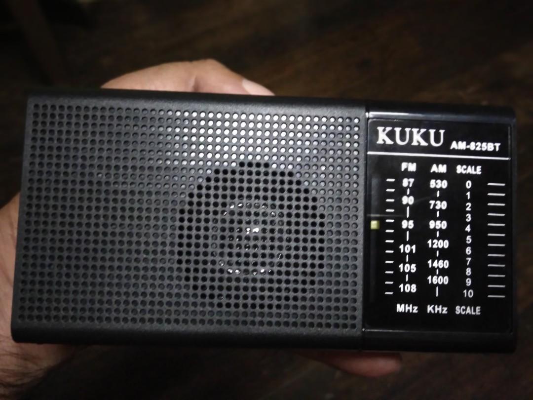 Bluetooth speaker with am/fm radio rechargeable (Category: Soundbars, Speakers & Amplifiers) located in Quezon City. Submitted by joselaquino (Listing ID 246294850, Image 2). Description: Brand new bluetooth speaker with am/fm radio and sd card slot, bl5c battery.