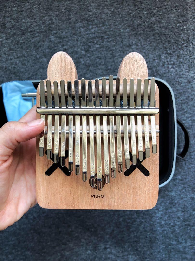 BNIP PURM Kalimba 17Notes Solid Pine wood w Steel made
