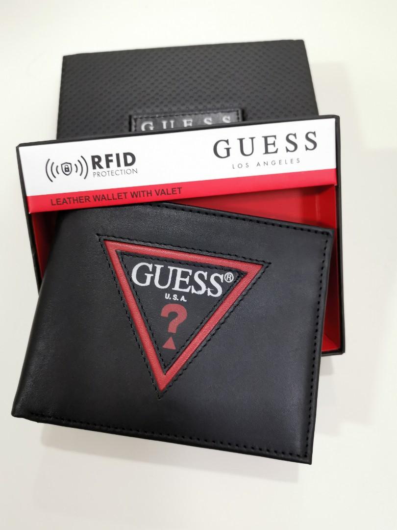 Guess men's leather wallet online