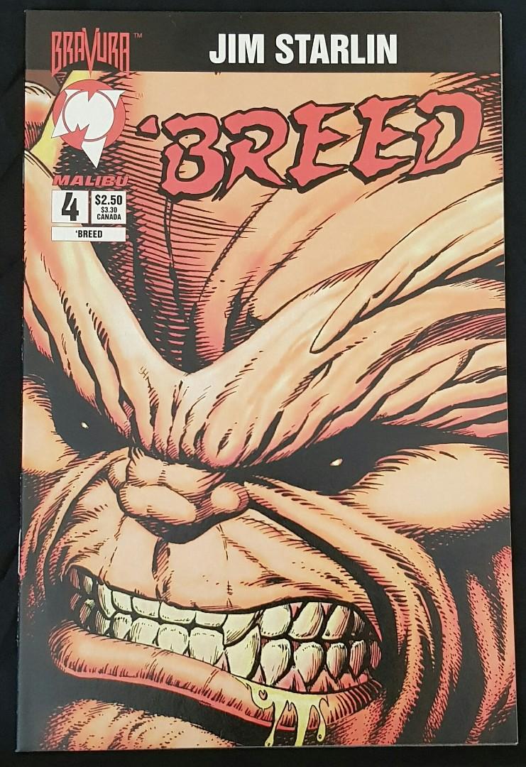 Breed 1 2 3 4 Malibu Comics Comic Comicbook Bravura Jim Starlin Books Stationery Comics Manga On Carousell