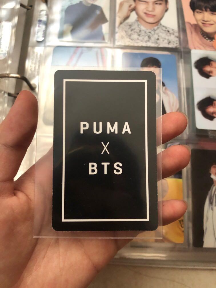 BTS Suga 2015 Puma Photocard