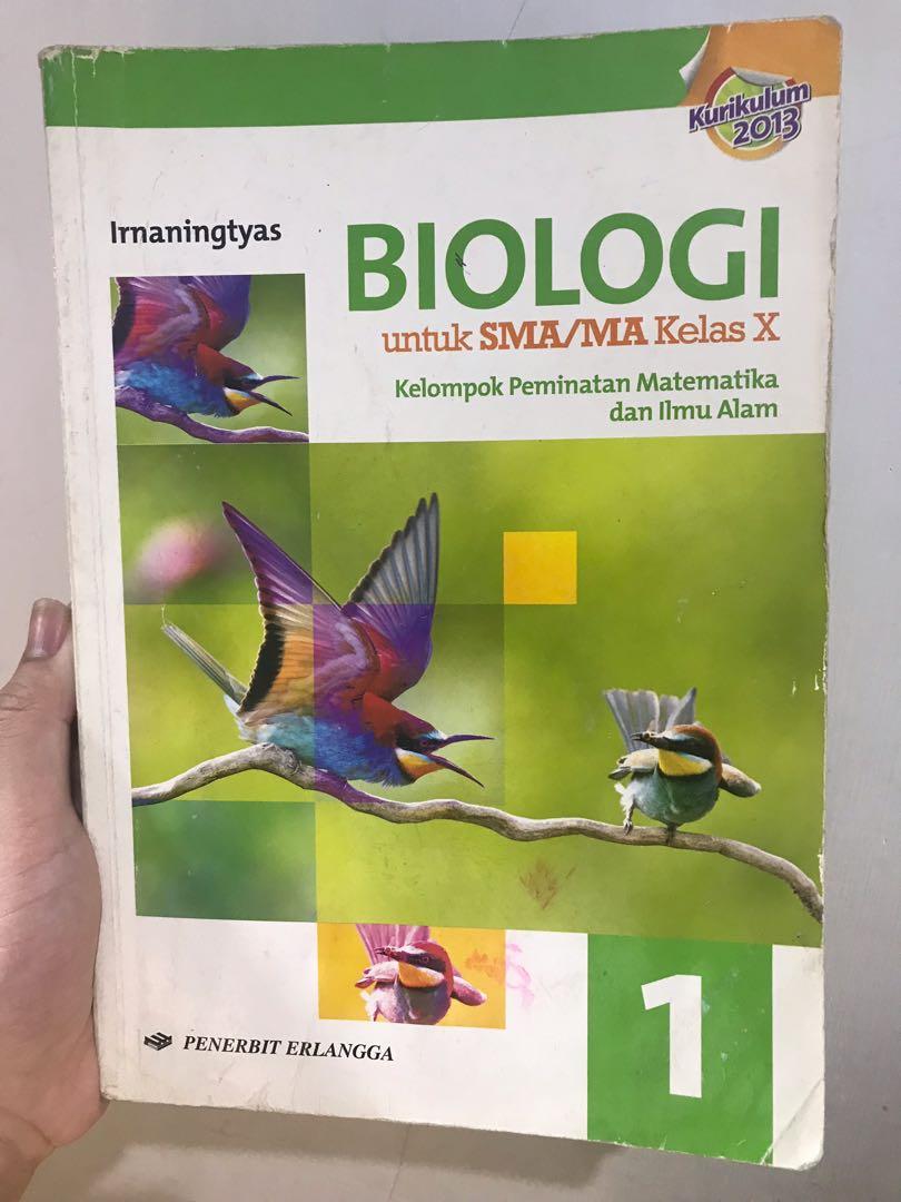Buku Cetak Biologi Kelas 10 Erlangga GURU SD SMP SMA
