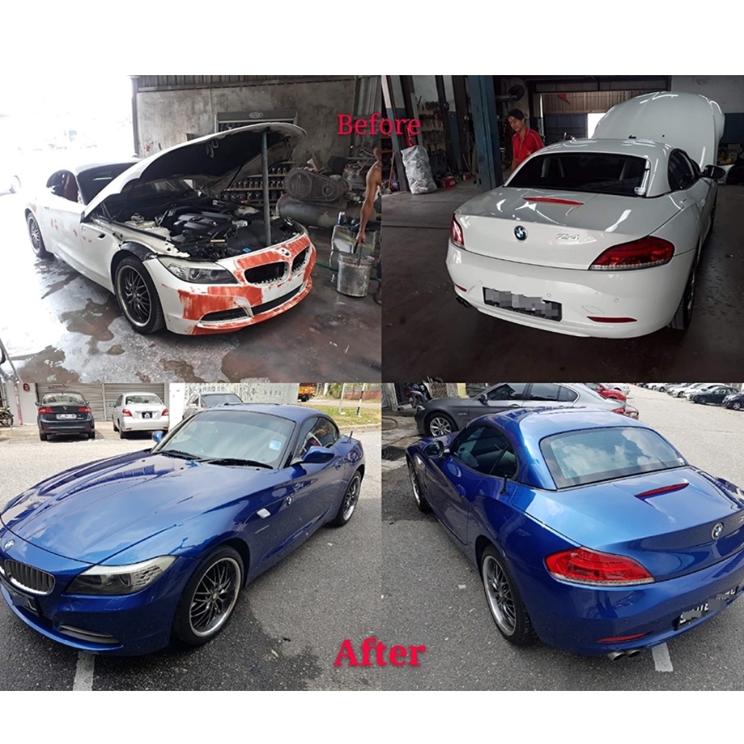 Car Body Touch Up Change Color Spray Paint Whole Body Car Accessories Car Workshops Services On Carousell