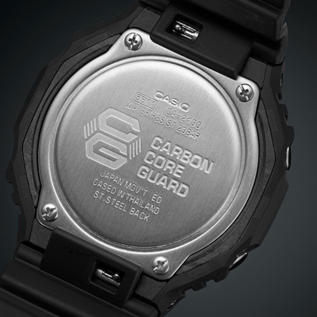 CASIO G-SHOCK GA-2100 series GA-2100-1A1 碳核心防護構造GSHOCK