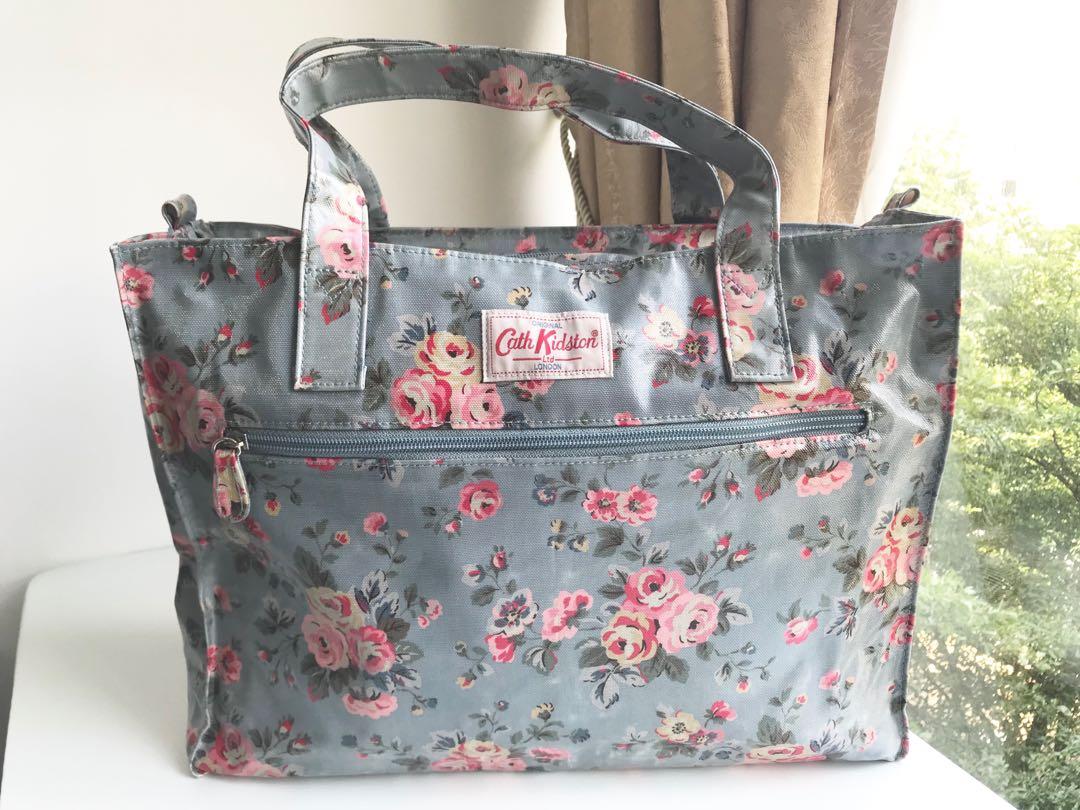 Cath kidston grey floral bag hotsell