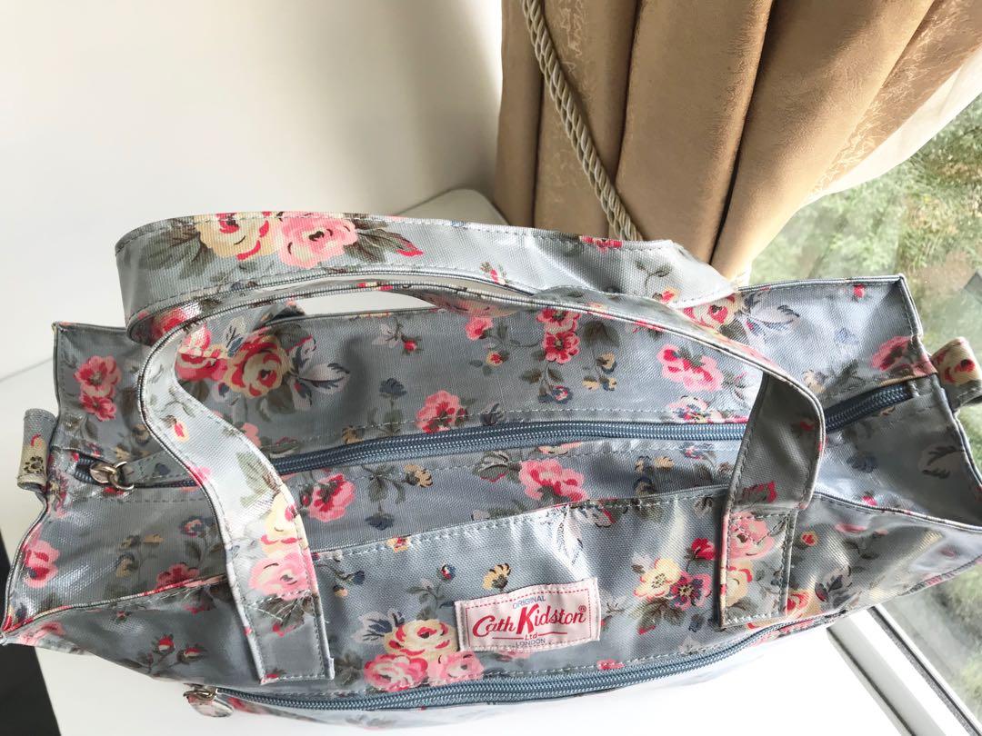 Cath kidston grey floral bag deals