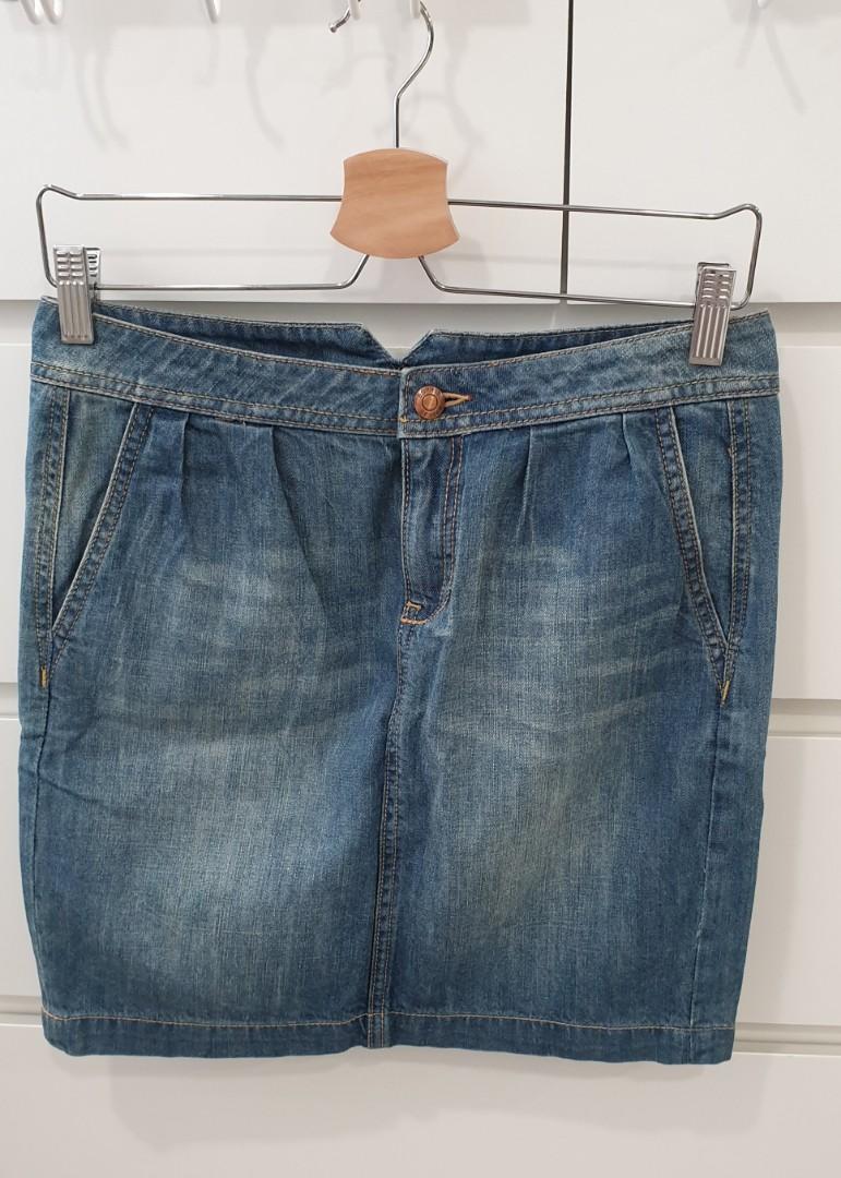 esprit denim skirt