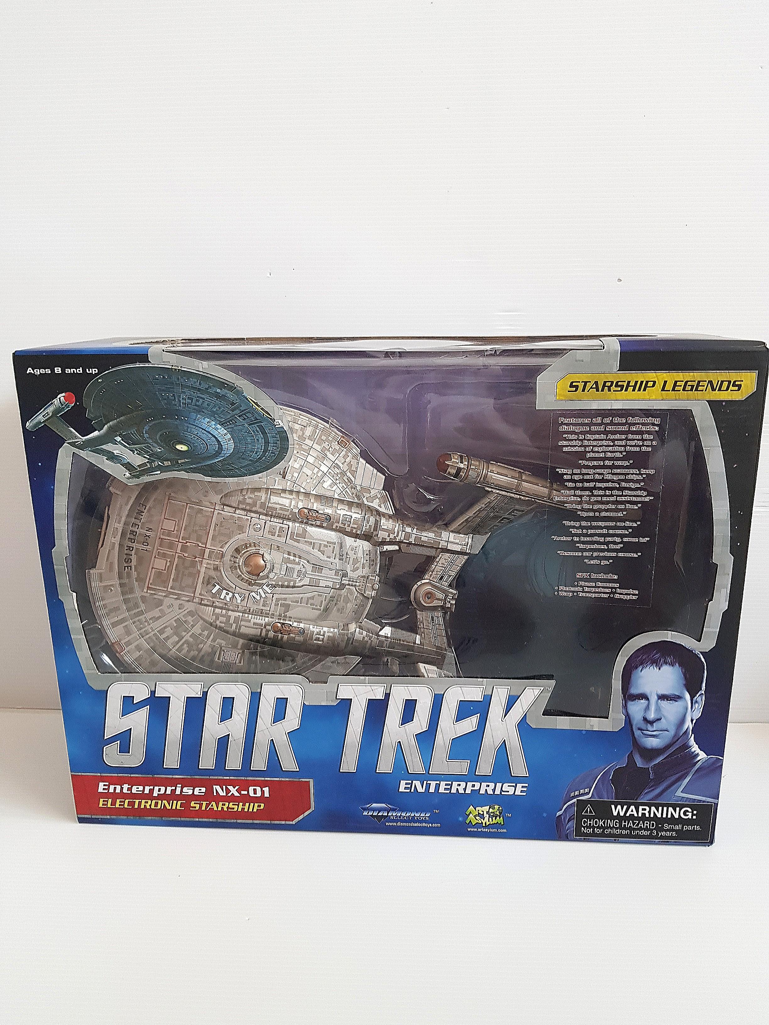NX-01 Electronic Starship Diamond Select Toys Star Trek Enterprise 