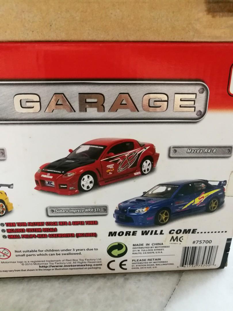 Die cast Motor Max Mazda RX 8 Tuning Garage Hobbies Toys Toys