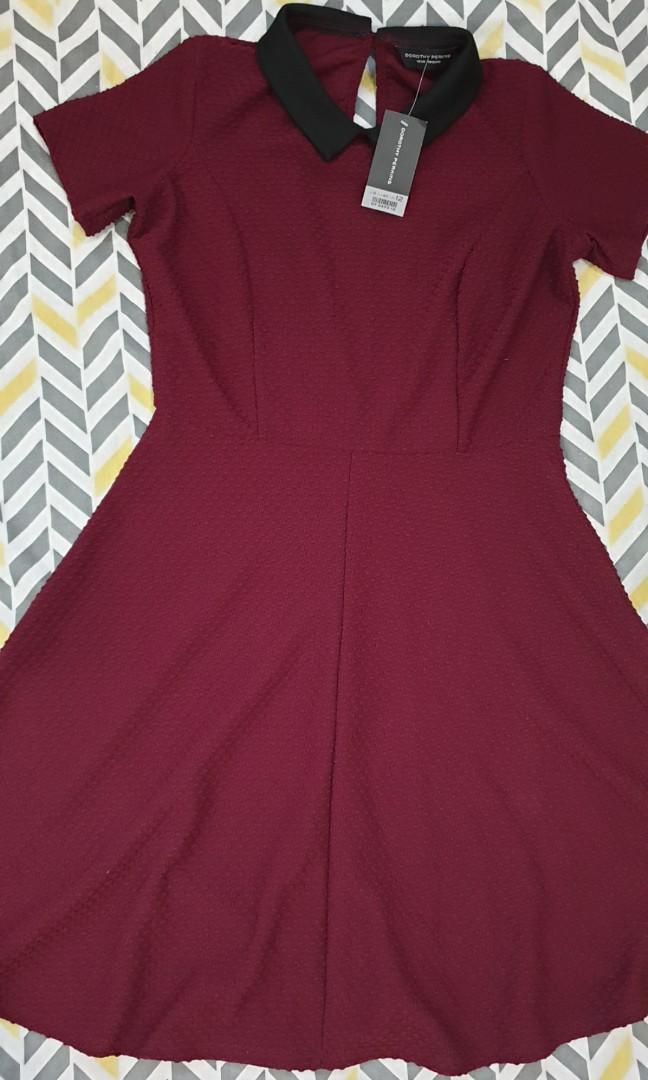 Dorothy perkins hotsell maroon dress