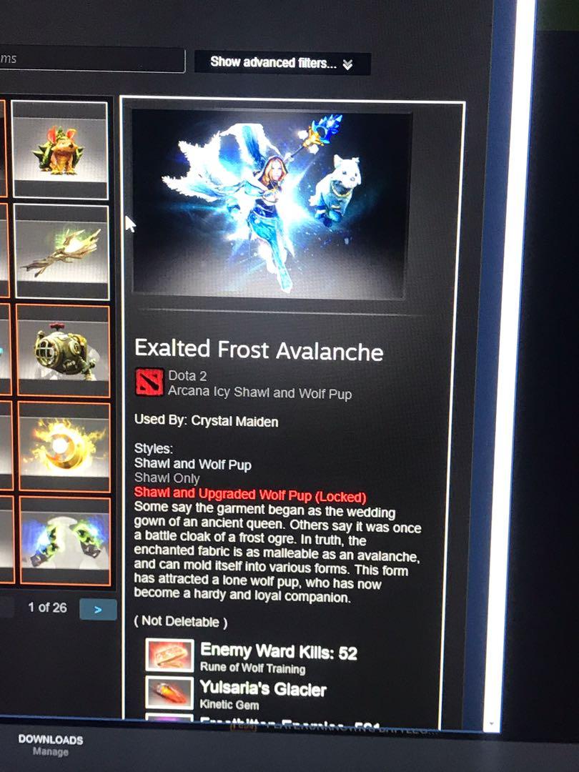 Dota 2 Arcana Toys Games Video Gaming Others On Carousell