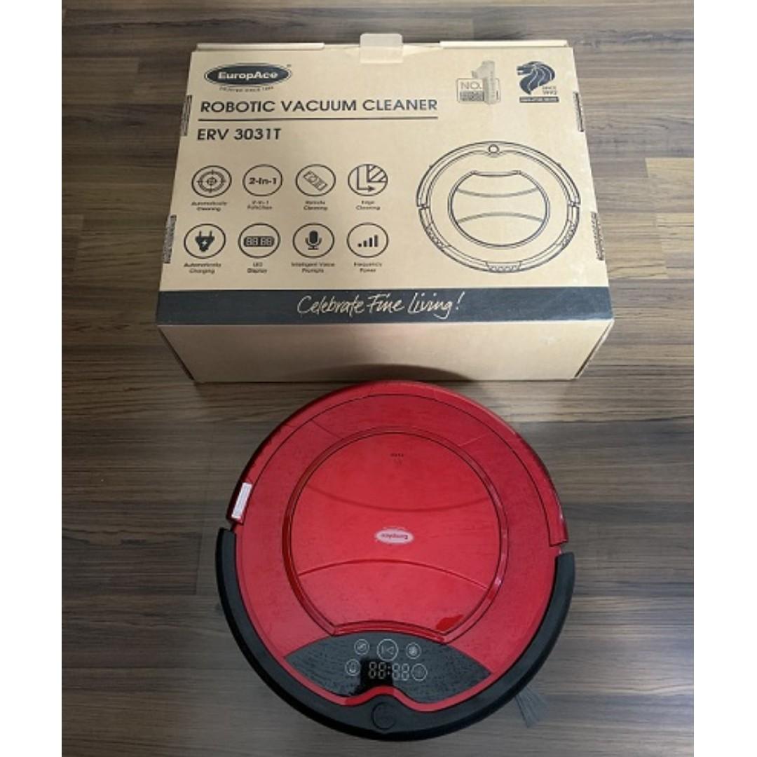 EuropAce ERV 3031T Robotic Vacuum Cleaner, TV & Home Appliances, Vacuum