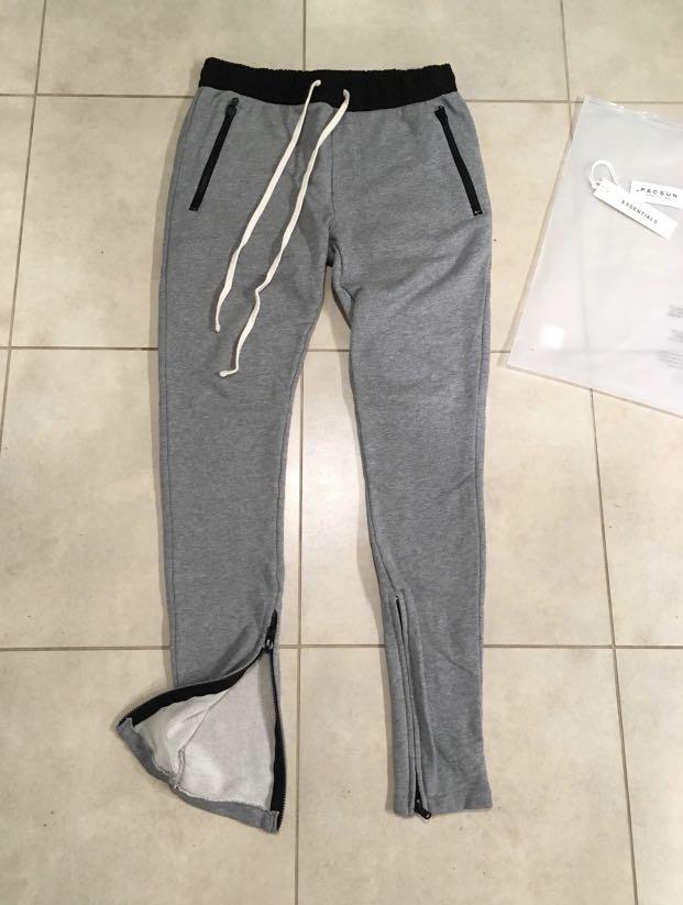 fear of gods essentials sweatpants size large (gray)