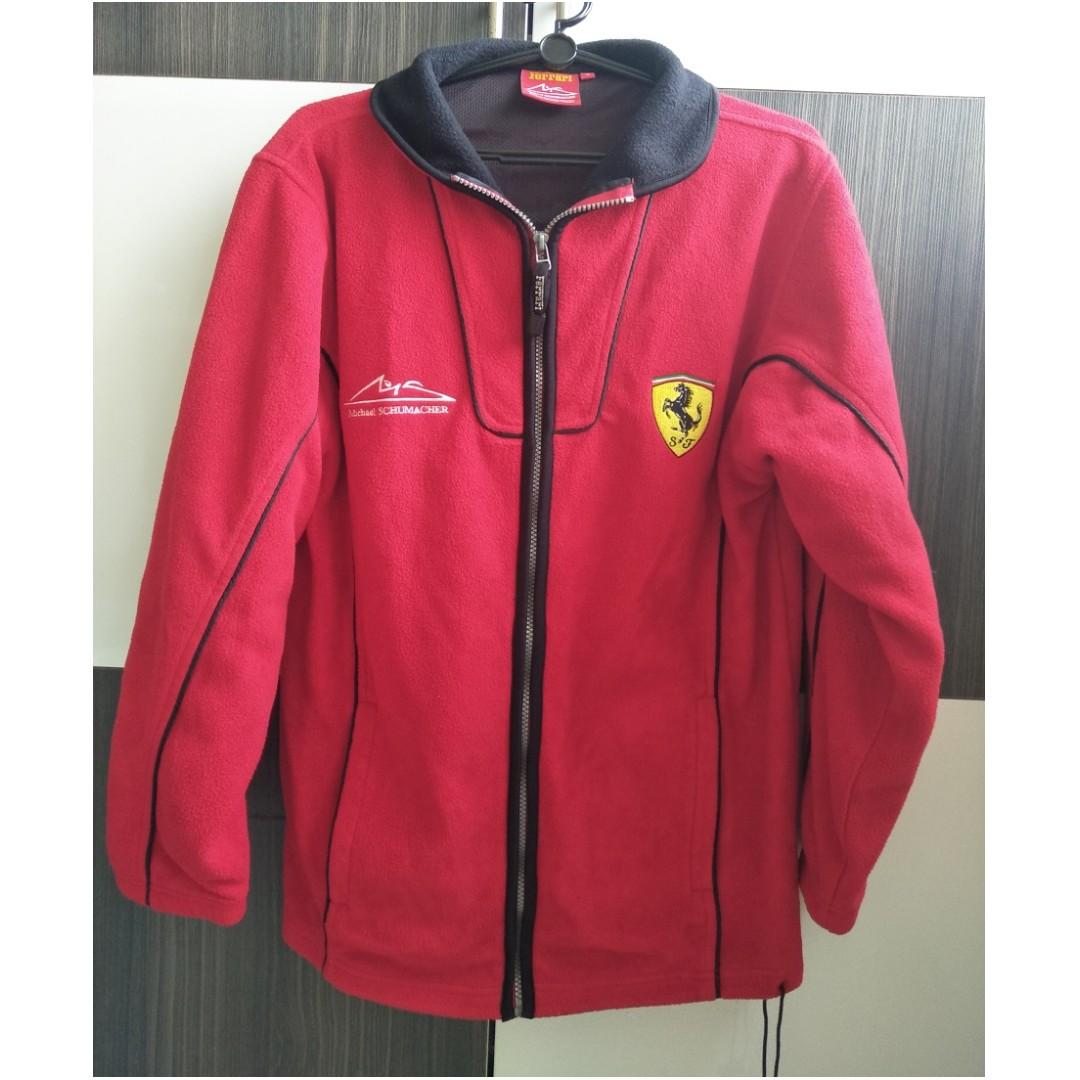 Buy Rent Ferrari Michael Schumacher Red Winter Cold Jacket Men S Fashion Clothes Outerwear On Carousell