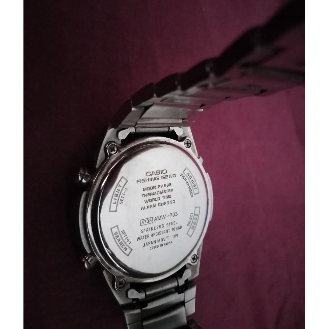 Casio fishing gear amw 703 shop