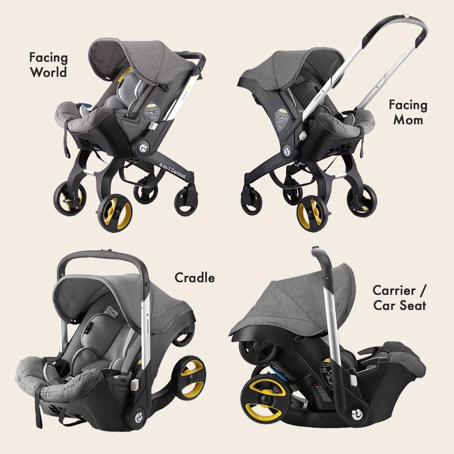 Car seat top stroller in 1