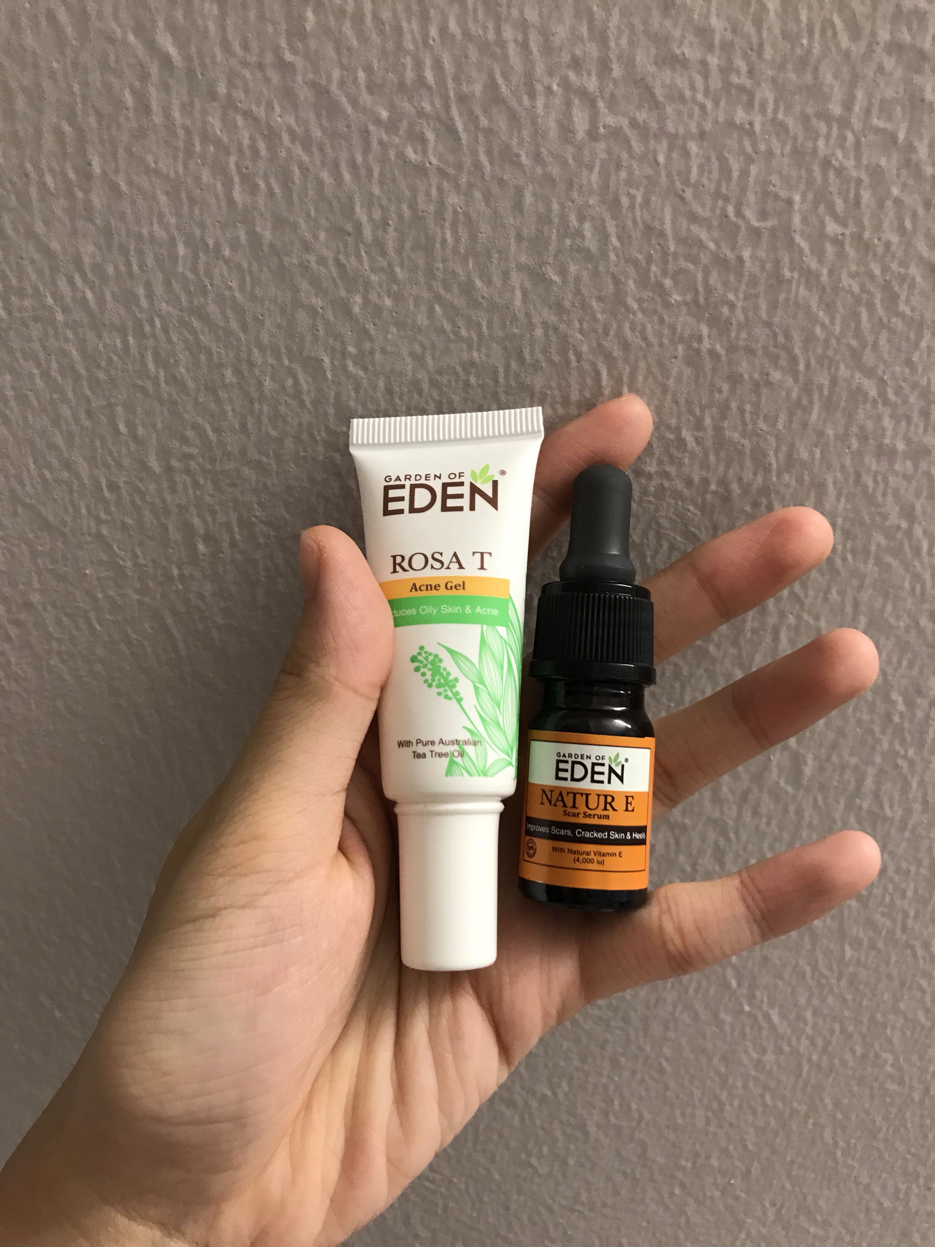 Garden Of Eden Rosa T Acne Gel And Scar Serum Health Beauty Skin Bath Body On Carousell