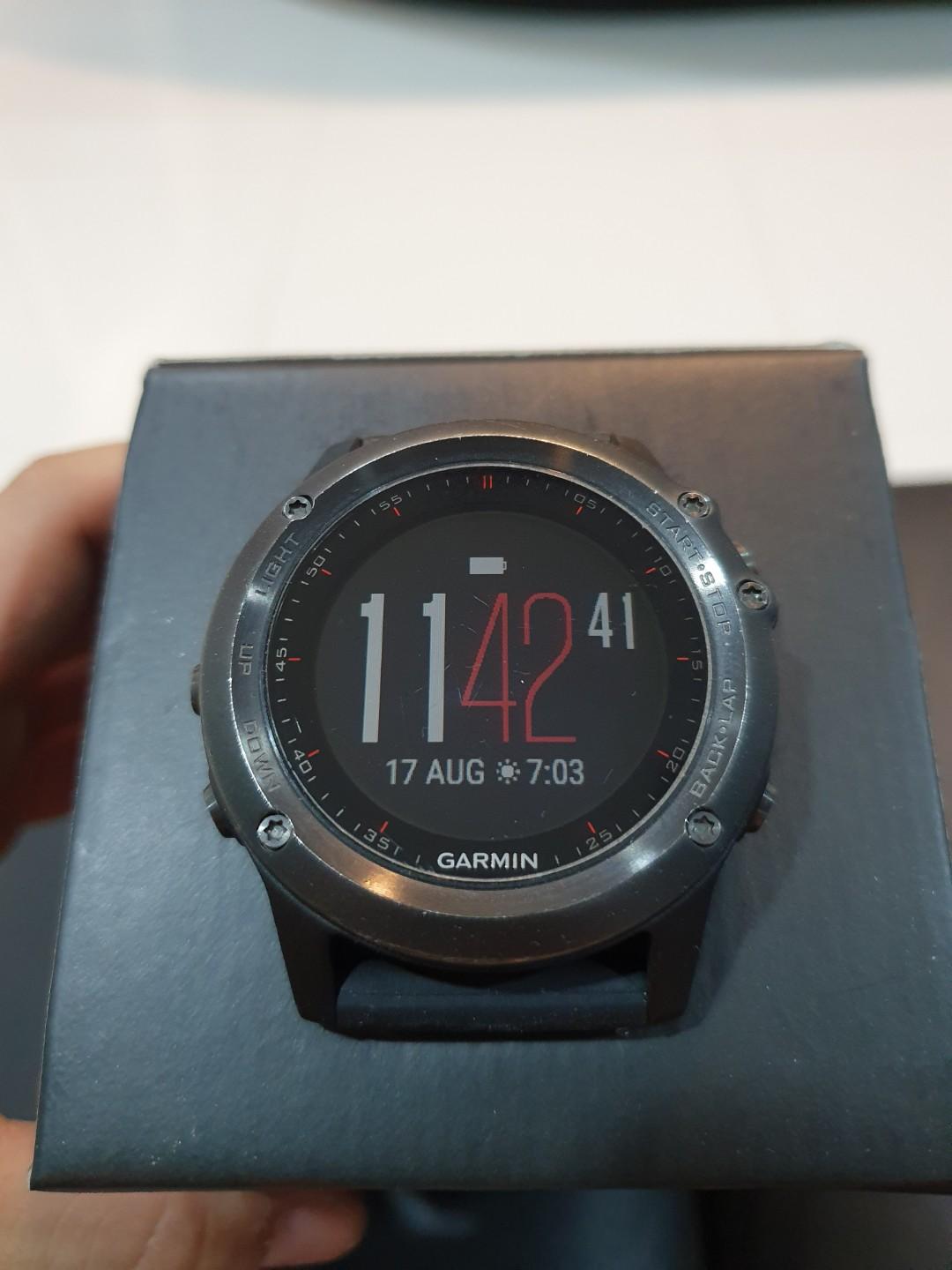 Garmin Fenix 3 Sapphire Men S Fashion Watches On Carousell