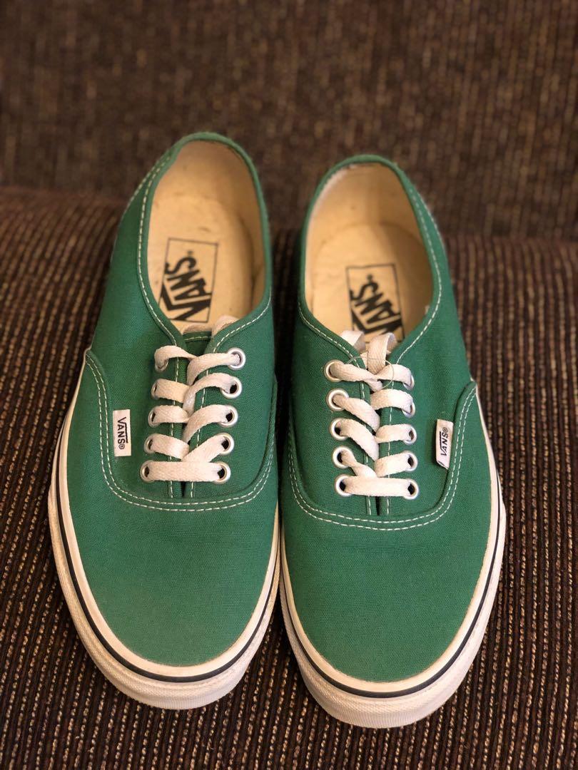 vans sneakers green