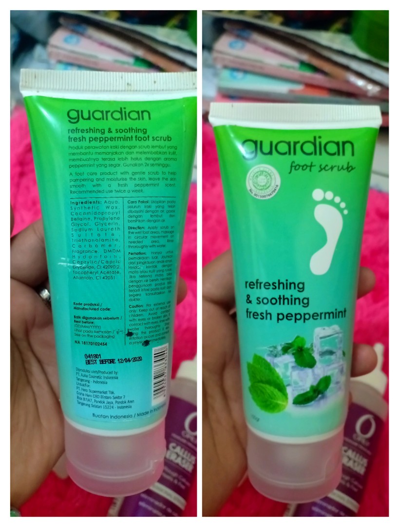 Guardian Foot Scrub Shooting Gel Kesehatan Kecantikan Parfum Kuku Lainnya Di Carousell