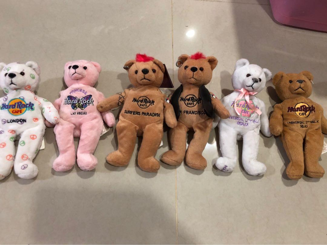 hard rock cafe teddy bear collection
