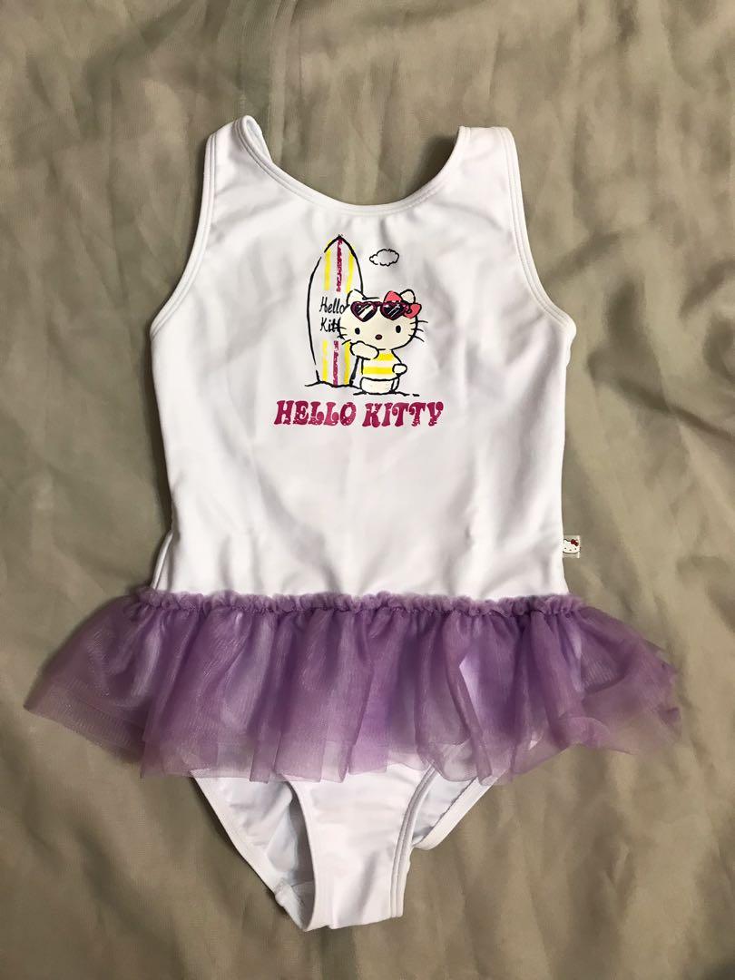 hello kitty swimming costume