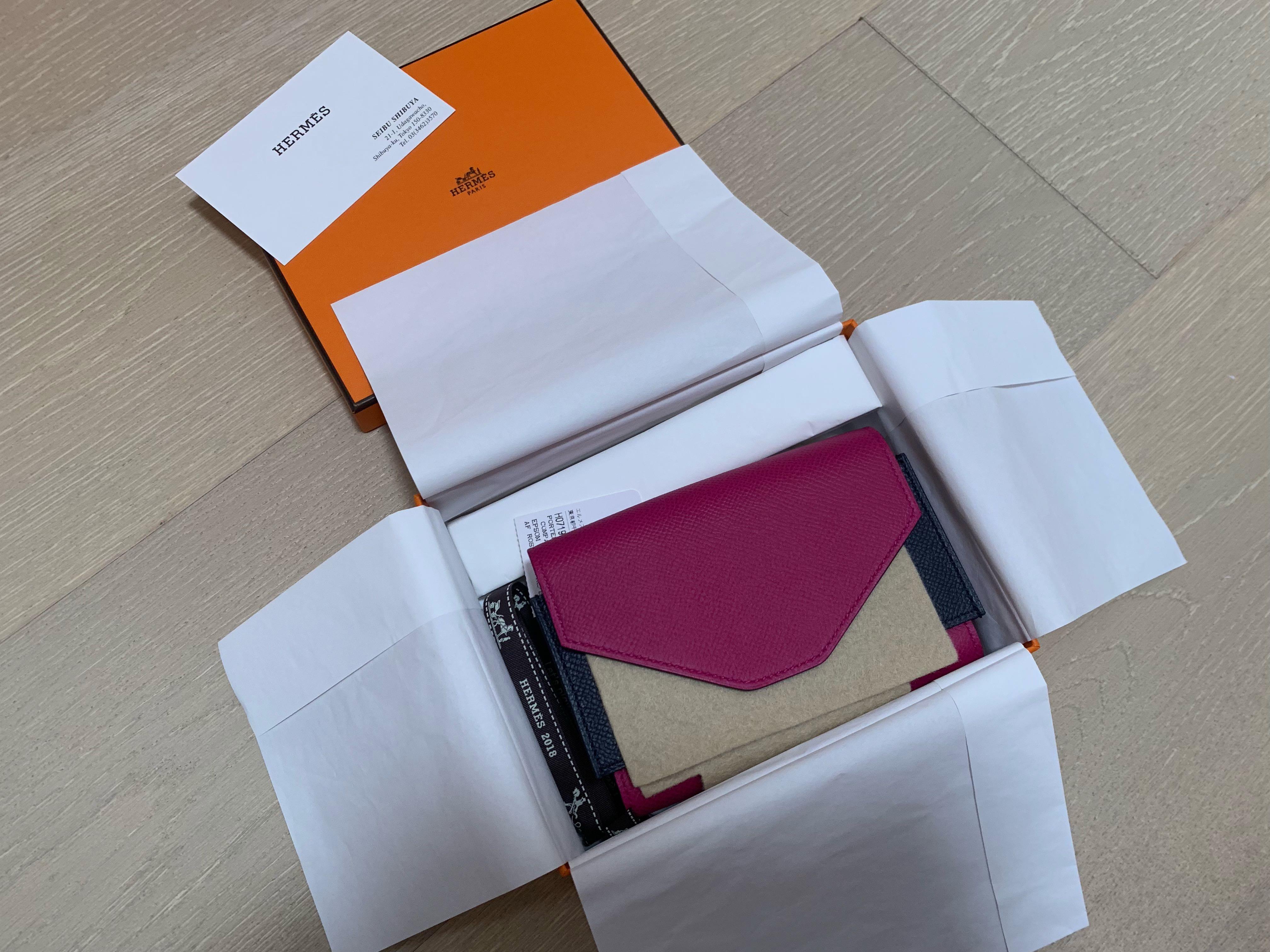 Hermes passant deals compact wallet