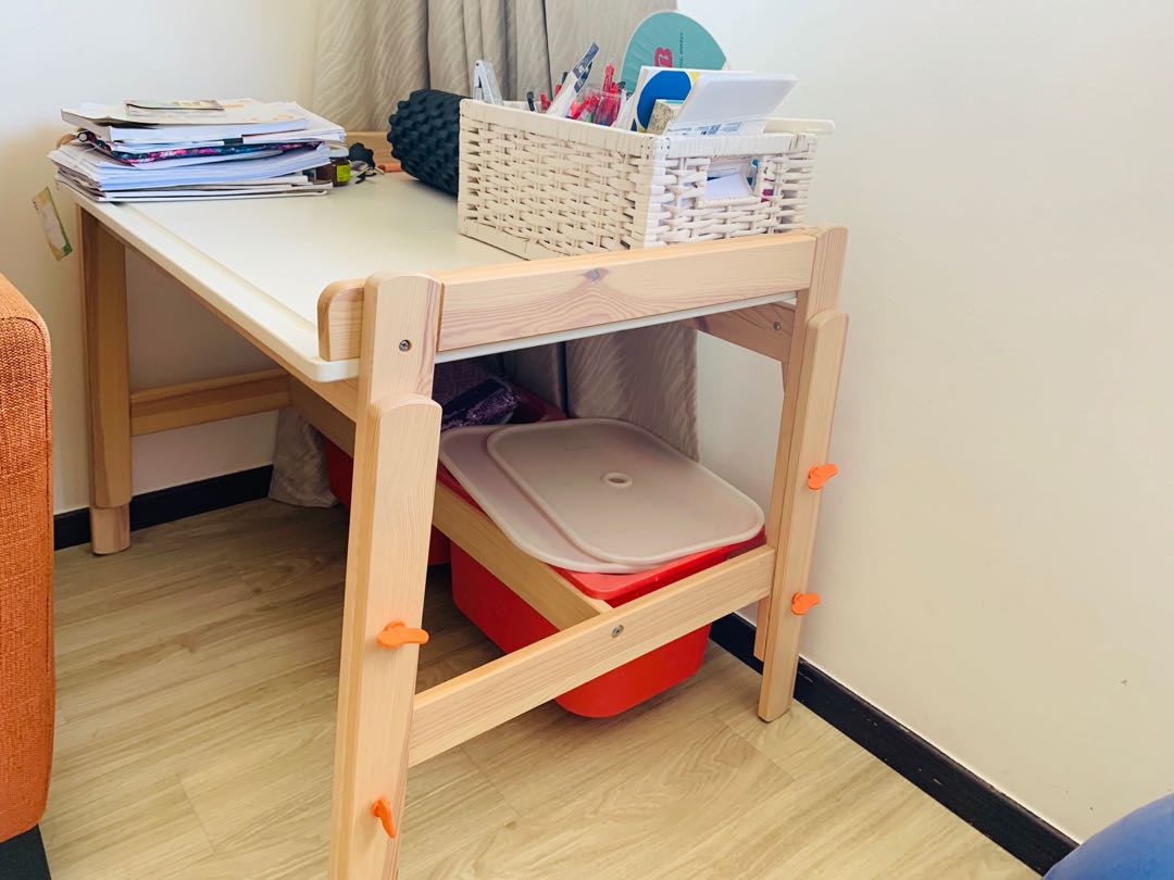 Ikea Adjustable Desk (for kids), Babies & Kids, Baby Nursery & Kids Furniture, Kids' Tables