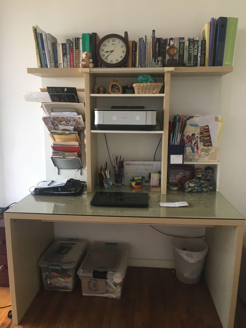 Ikea large study table, Furniture & Home Living, Furniture, Tables ...