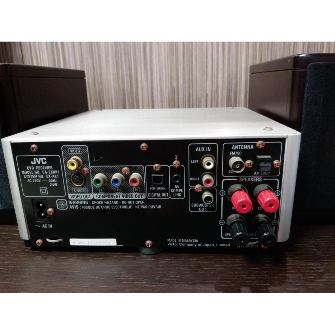 JVC EX-AK1 ( DVD Receiver ) excellent sound !!, 音響器材, 音樂播放