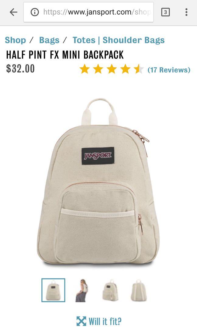 Jansport Mini Backpack Women s Fashion Bags Wallets Backpacks