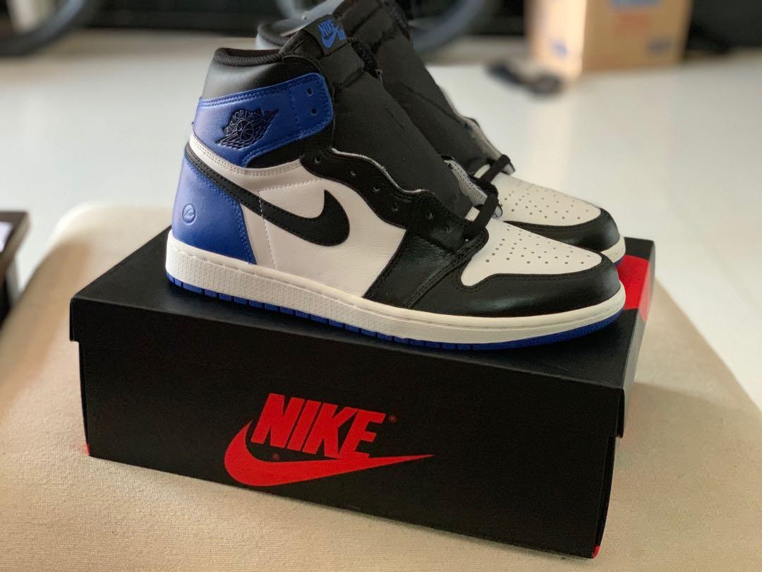 jordan 1 fragment custom Size US10.5 Men s Fashion Footwear Sneakers on Carousell