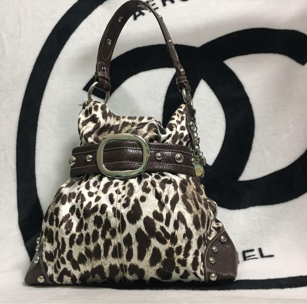 Kathy Van Zeeland Animal Print Shoulder Bag