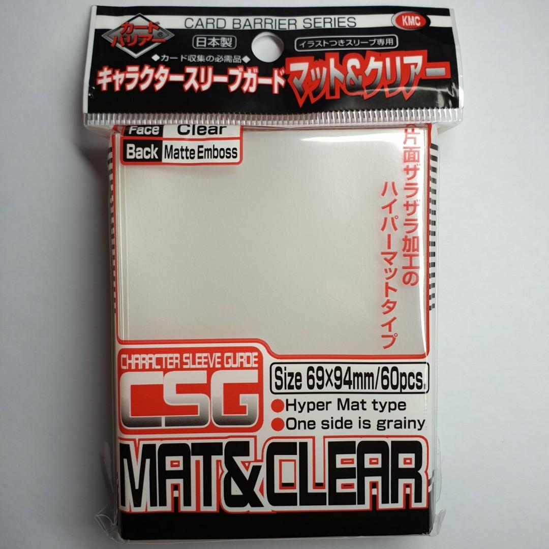 MAT /& CLEAR 60 Standard Size KMC Character Sleeve Guard