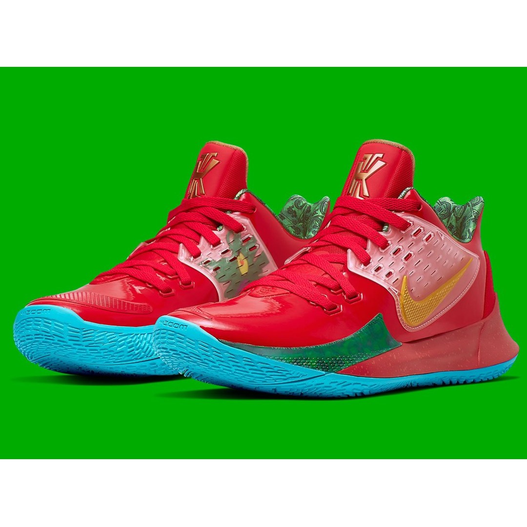 Kyrie 2 Low Spongebob Pack Mr Krabs Men s Fashion Footwear Sneakers on Carousell