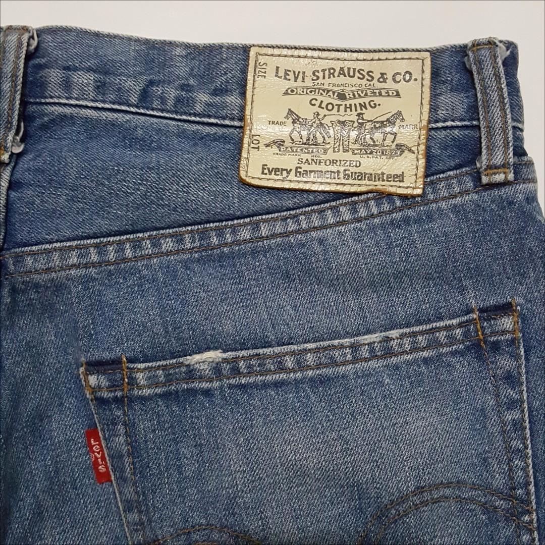Levis sanforized sales