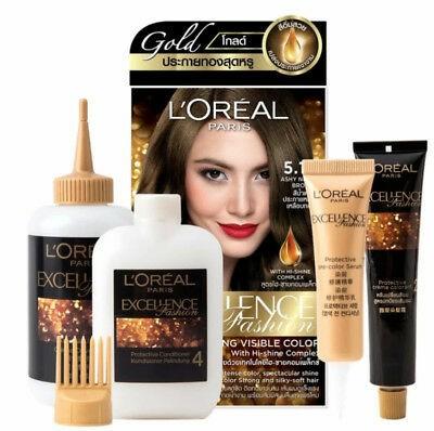 LOREAL EXCELLENCE FASHION CREAM HAIR COLOR NO.  ASHY NUDE BROWN COLOR  172 ML., Beauty & Personal Care, Hair on Carousell