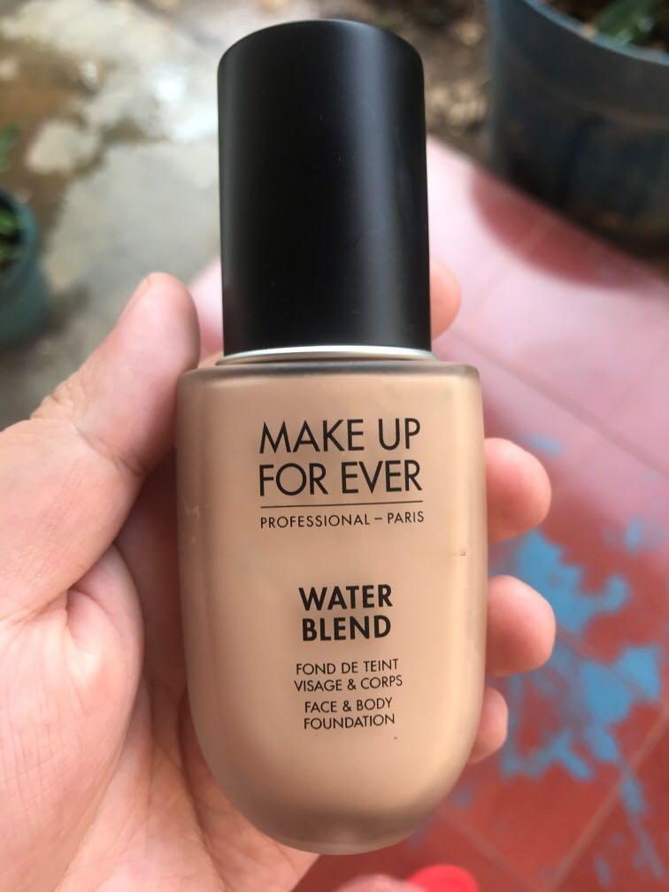 Make Up For Ever Foundation Water Blend Y305, Kesehatan & Kecantikan