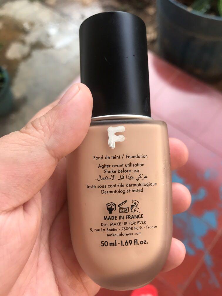 Make Up For Ever Foundation Water Blend Y305, Kesehatan & Kecantikan