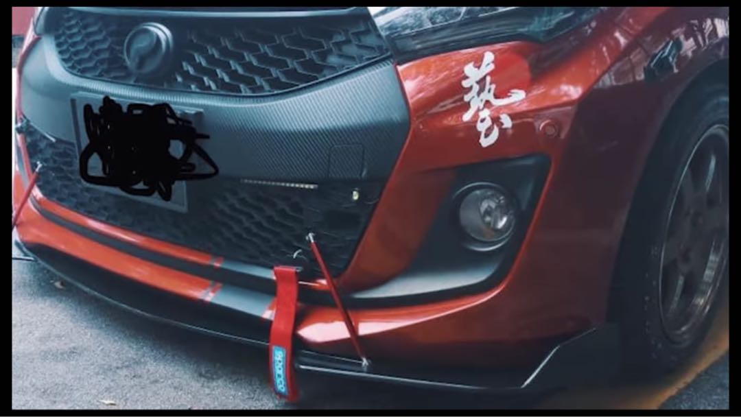 lip bumper myvi