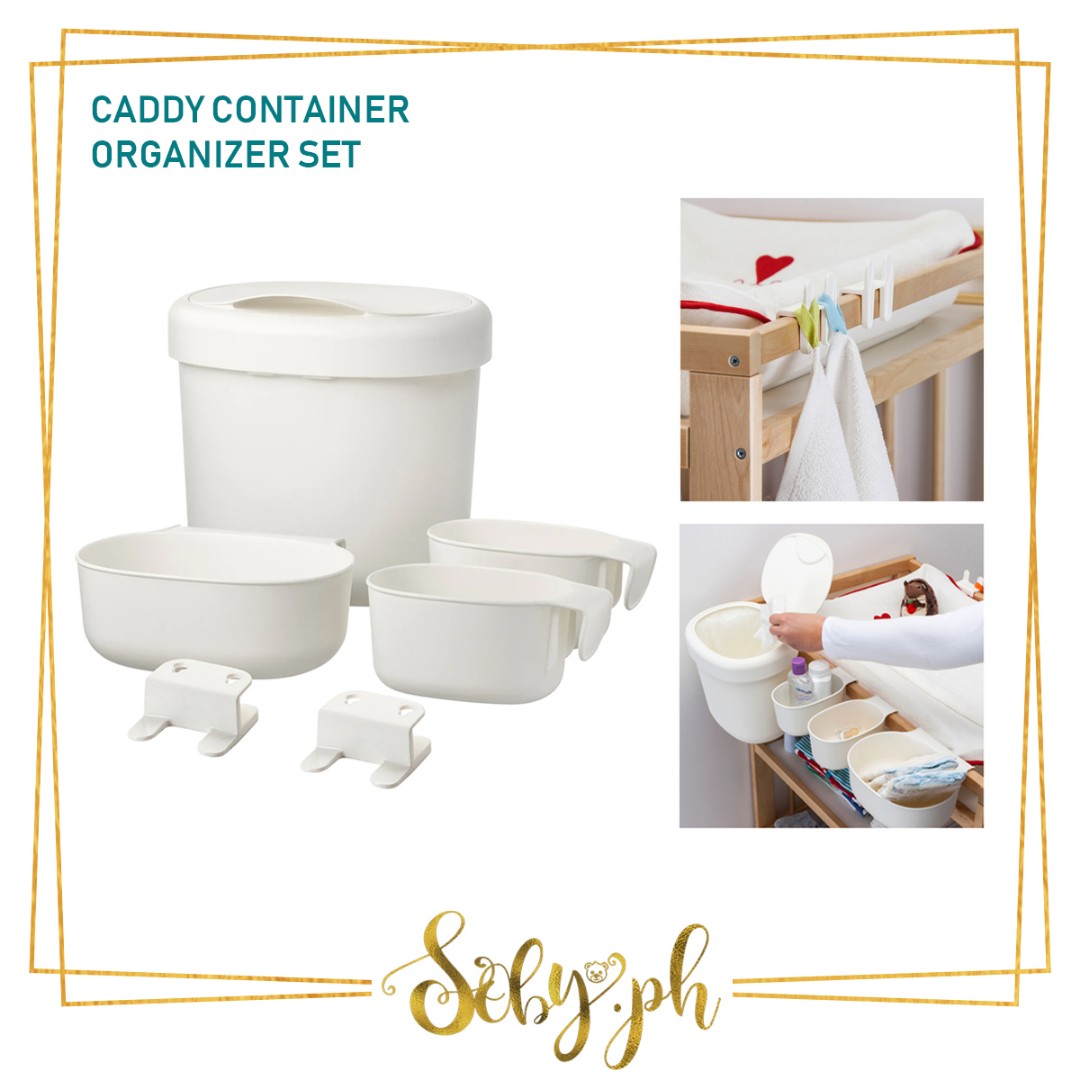 New Ikea Change Table Caddy Baby Nappy Organiser Holder Stacker