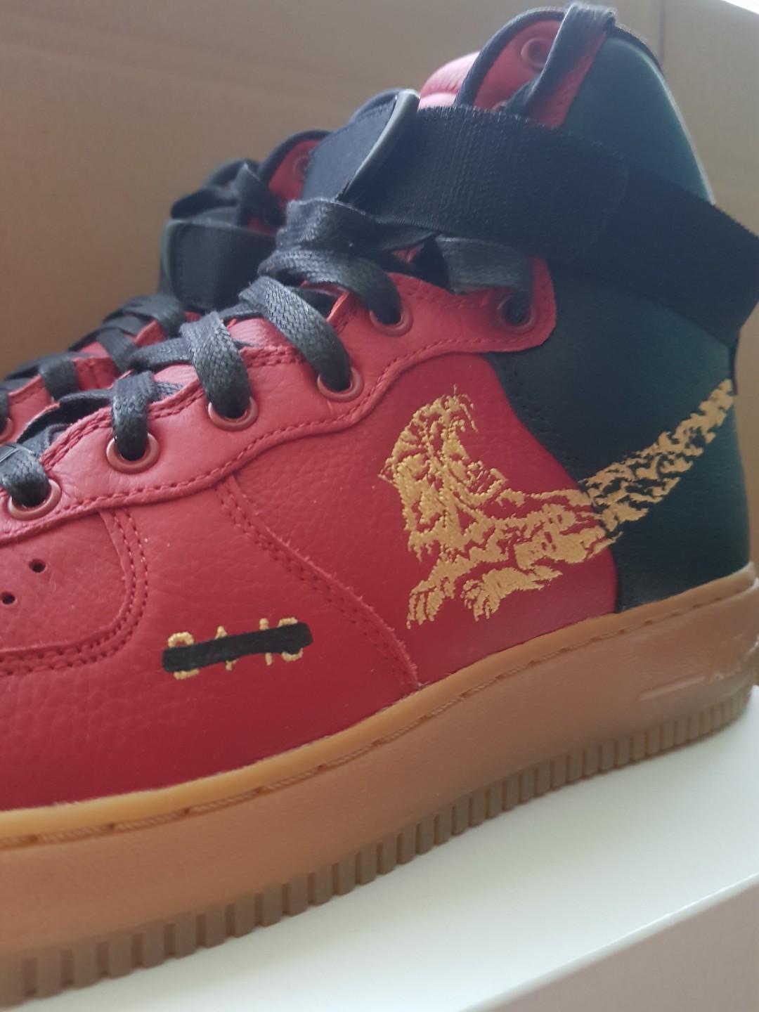 Nike air force 1 top high id by maharishi