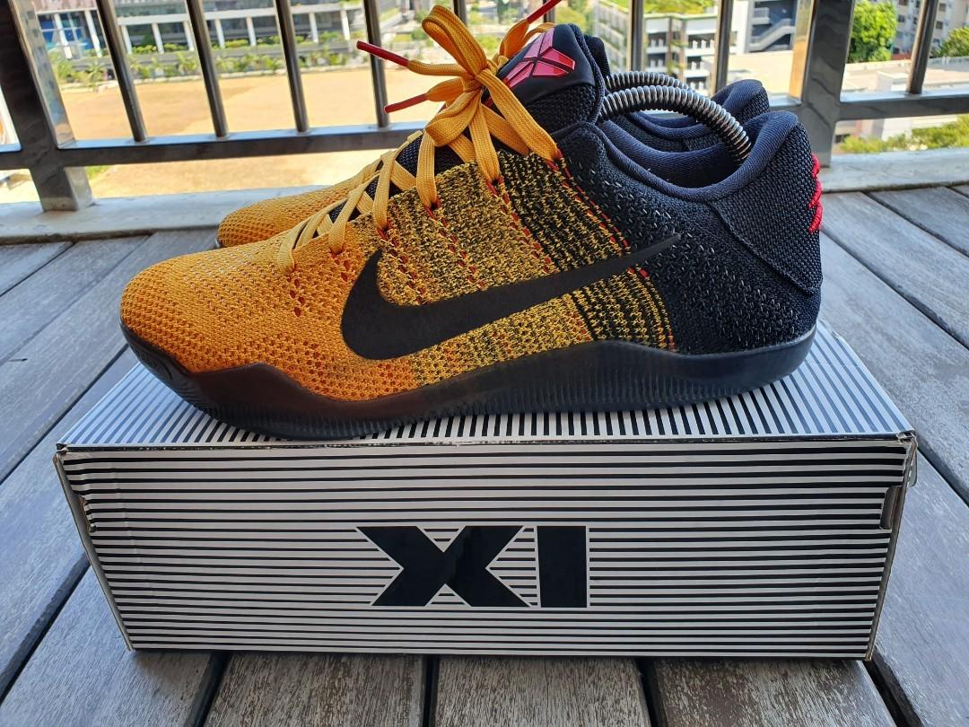 Nike Kobe XI Bruce Lee US 9.5 Men s Fashion Footwear Sneakers on Carousell
