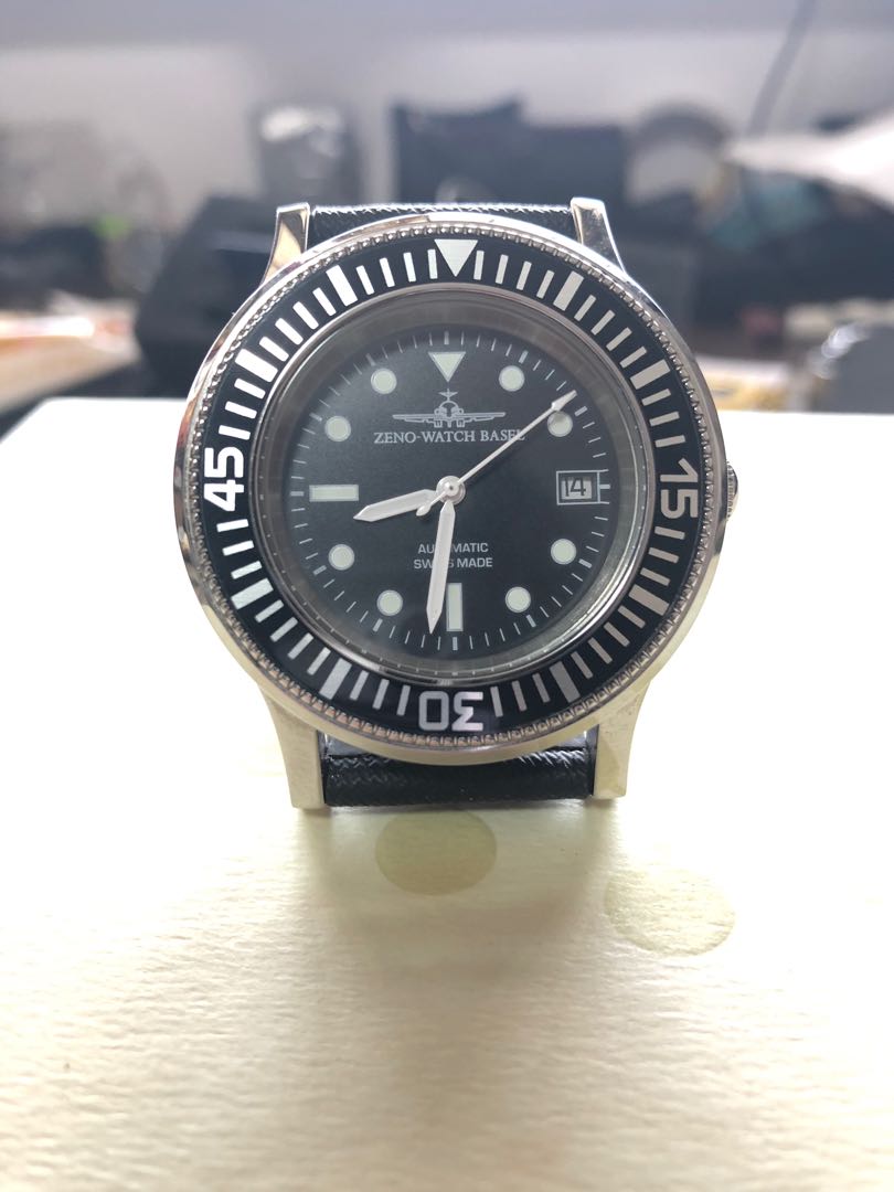Nos Zeno Blancpain Fifty Fathoms Homage Diver Watch Luxury Watches On Carousell