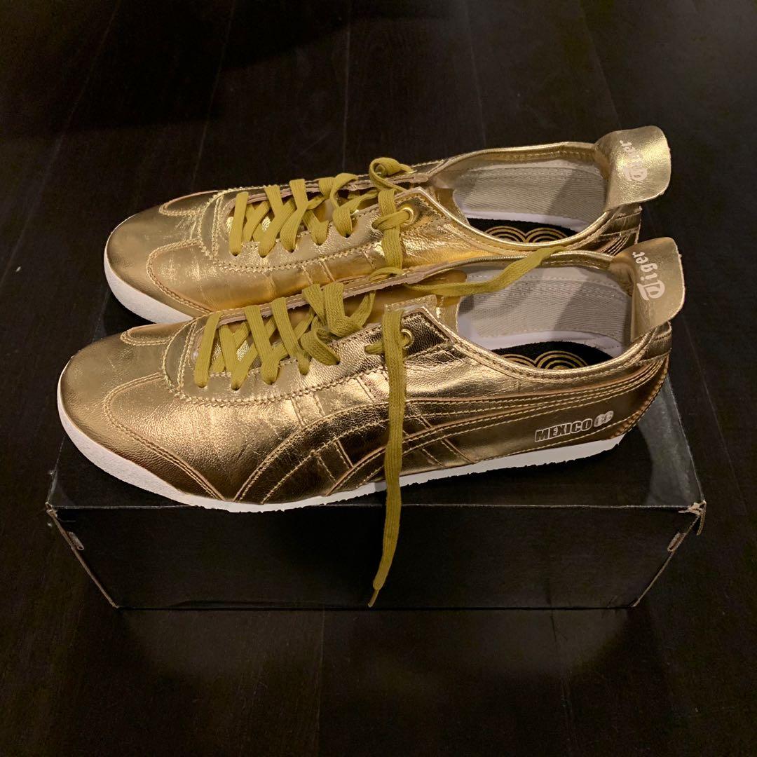 Onitsuka tiger outlet gold shoes