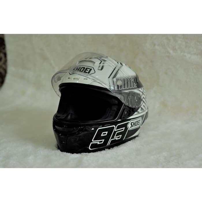 ORIGINAL Shoei X14 White Ant Marquez Size M Motor di Carousell
