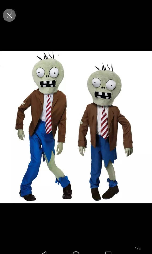 Plants vs Zombies Costume, Hobbies & Toys, Toys & Games on Carousell