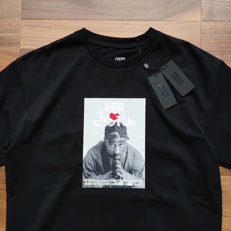 Poetic Justice 2pac Tupac Shakur Kith NYC tee tshirt black, Men's ...